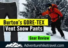 The Burton GORE-TEX Vent Pants hit that sweet spot for splitboarding and snowboarding—offering solid performance, comfort, and value. With full GORE-TEX waterproofing, tons of vents, fleece-lined pockets, and a rider-friendly fit, these pants are built for uphill climbs, deep turns, and long resort days. No gimmicks—just legit gear that keeps you dry and moving.