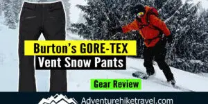 The Burton GORE-TEX Vent Pants hit that sweet spot for splitboarding and snowboarding—offering solid performance, comfort, and value. With full GORE-TEX waterproofing, tons of vents, fleece-lined pockets, and a rider-friendly fit, these pants are built for uphill climbs, deep turns, and long resort days. No gimmicks—just legit gear that keeps you dry and moving.