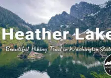 Hike to Heather Lake in Washington for a scenic 4.7-mile trail featuring old-growth forest, waterfalls, wildflowers, and a peaceful alpine lake in the North Cascades.
